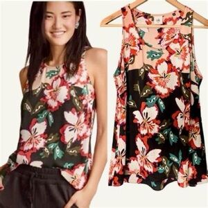 NWOT Cabi S Hibiscus Tank Blouse - #5542